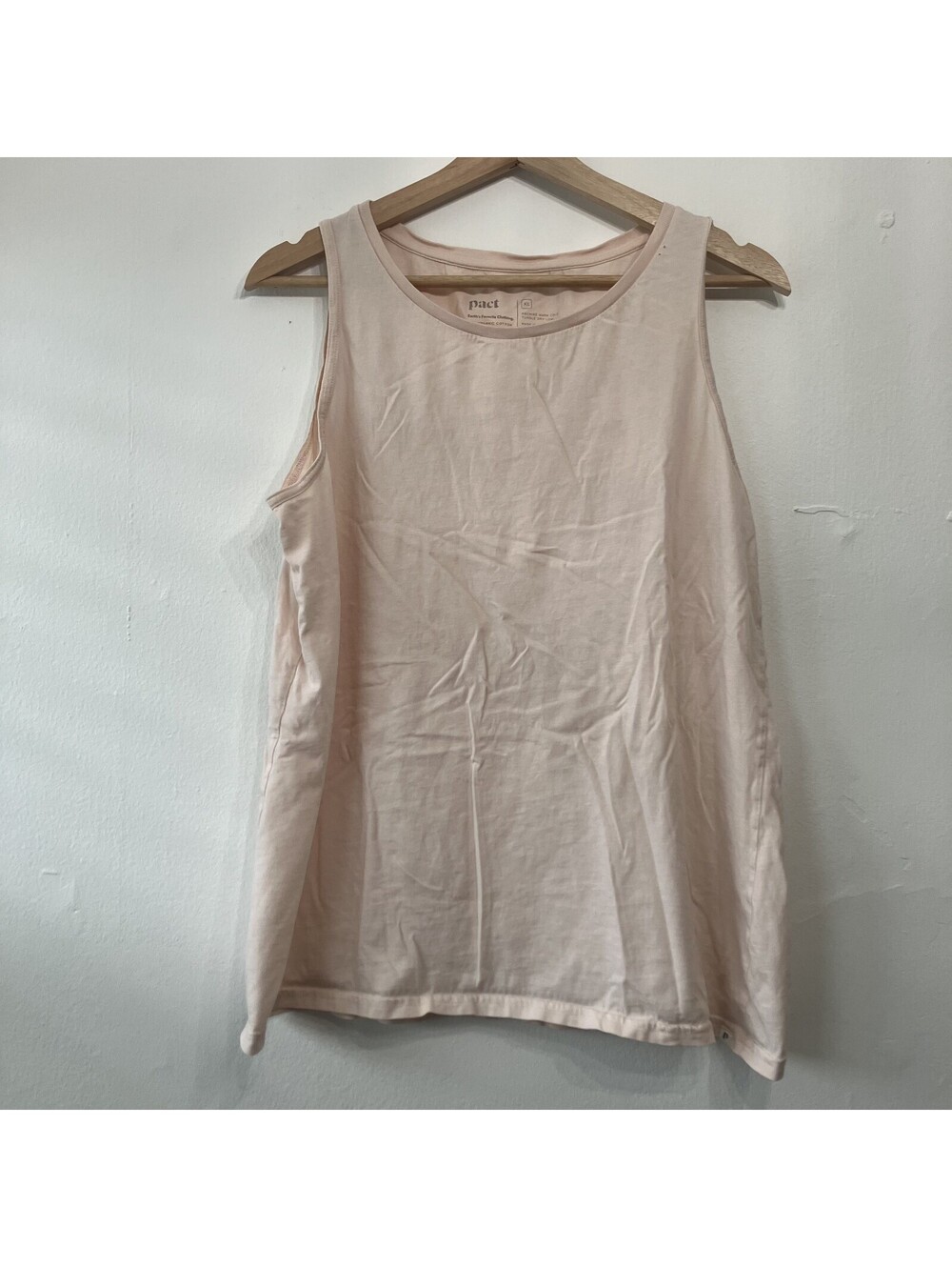 Pact Organic Cotton Coastal Tank Top Layering Elevated Basic Eco Friendly XLarge